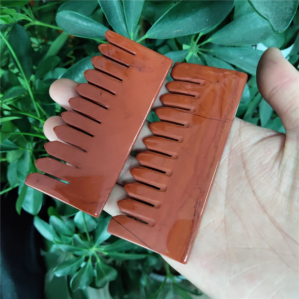 ZW Бесплатная доставка! Натуральный Красный яшма гребень кварц для лечения