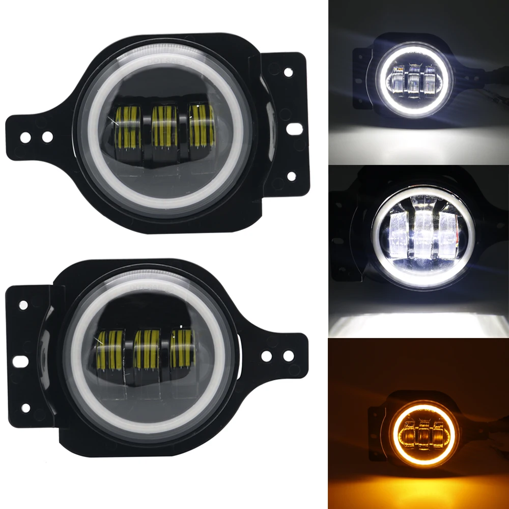 2019 Newest 30W 4'' LED Fog Light 4inch Driving Lamp For Jeep Wrangler JL 2018 | Автомобили и мотоциклы