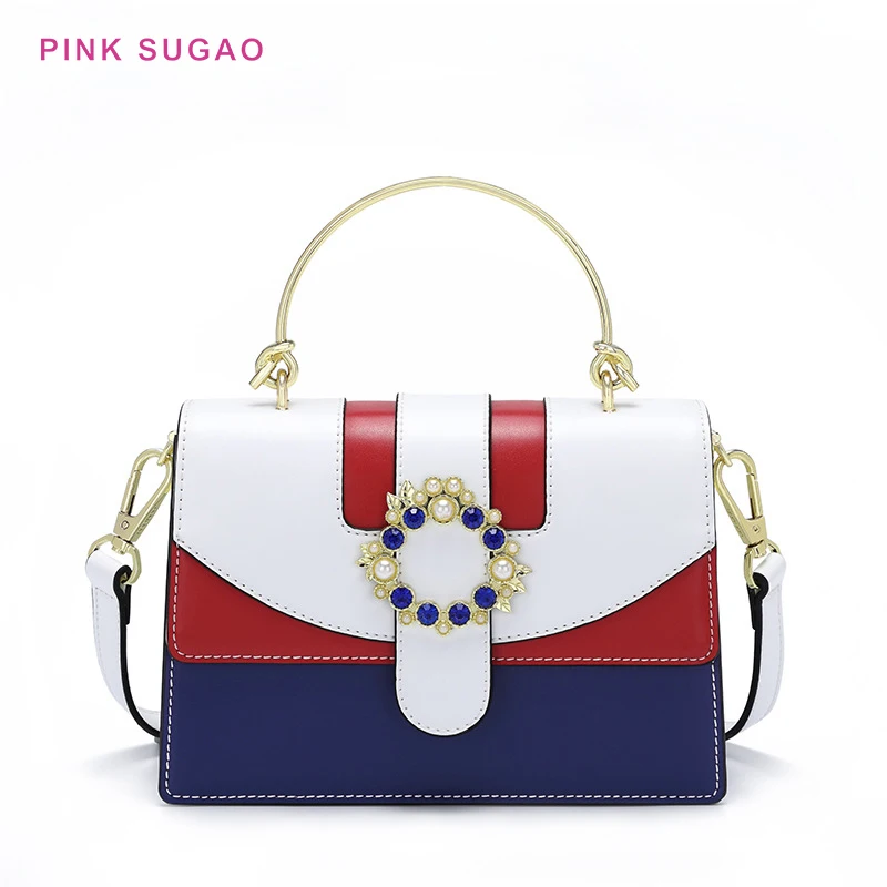 

Роскошные женские сумки розового цвета Sugao, дизайнерская модная женская сумка через плечо, сумка-тоут из искусственной кожи высокого качест...