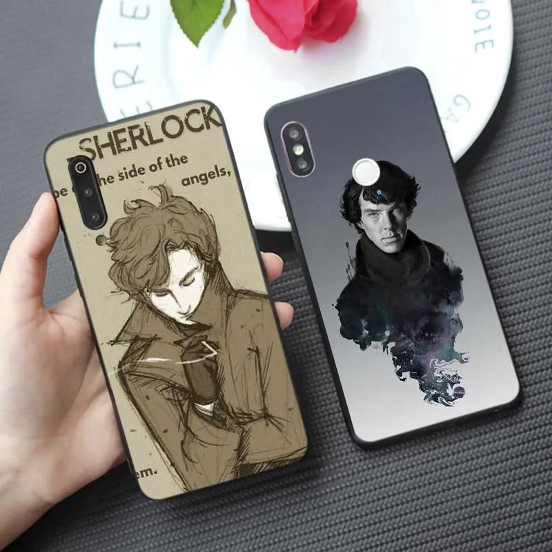 Phone Case for samsung galaxy a50 a70 a30 a40 a20 s8 s9 s10 plus Soft silicone Cover Sherlock Holmes |