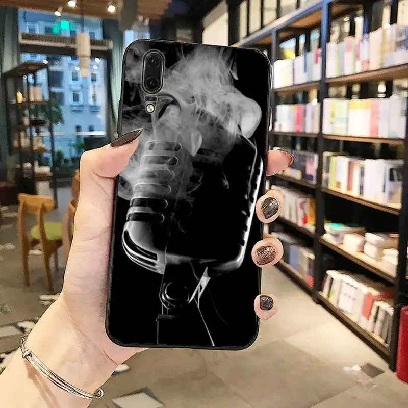

DJ Radio fashion Note microphone Phone Case For Huawei honor Mate P 10 20 30 40 Pro 10i 9 10 20 8 x Lite