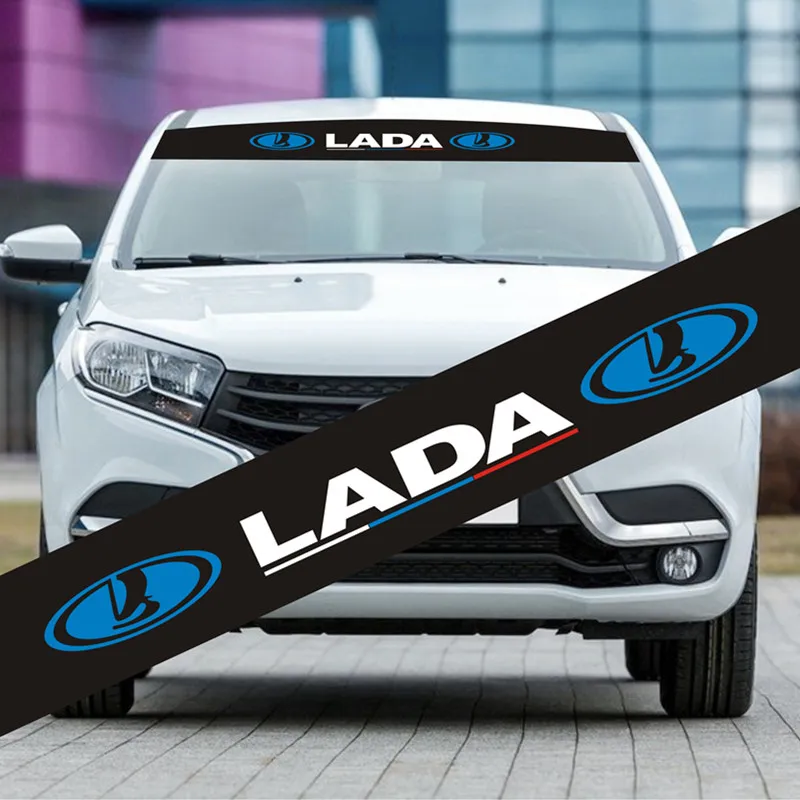1 шт. стикеры на лобовое стекло для Lada Vesta SW Xray Cross Niva Kalina Priora аксессуары стайлинга