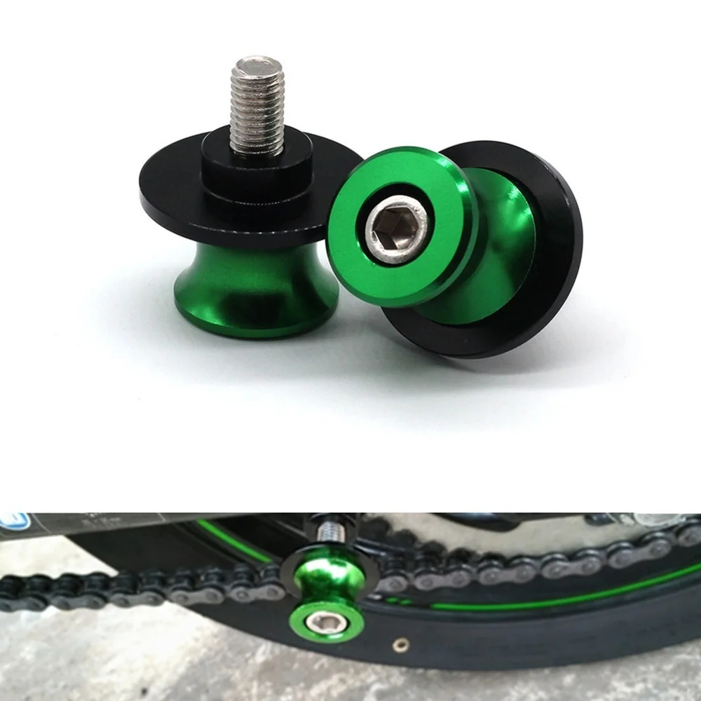 2 шт. 10 мм аксессуары для мотоциклов KAWASAKI NINJA 250R 300 400R 650R CNC алюминиевая подставка