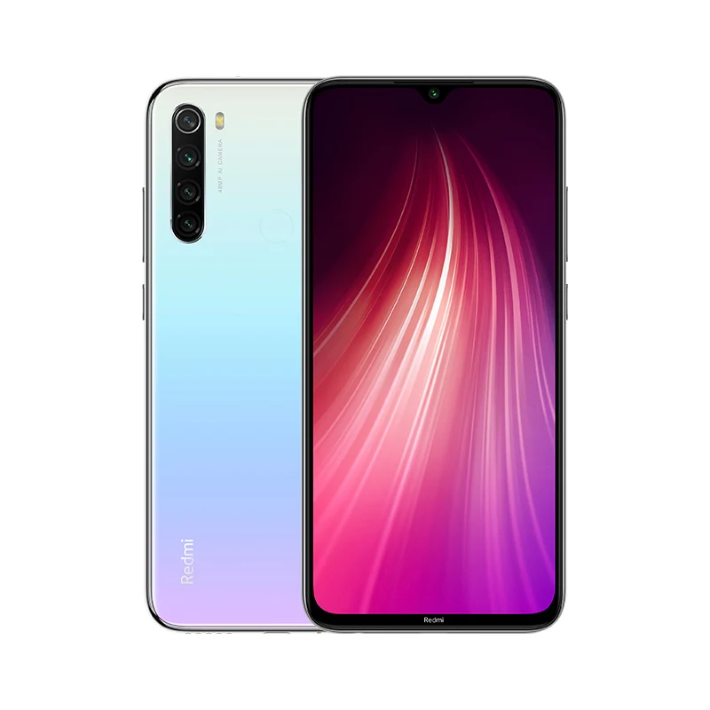 Moonlight White Xiaomi Redmi Note 8 с глобальной версией, 48 МП, 4 Гб ОЗУ, 128 Гб ПЗУ, Смартфон Snapdragon 665, четыре ядра, FHD экран 6,3 дюйма - Color: Moonlight White