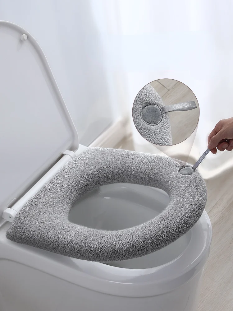 

Removable Toilet Seat Cover O-shape Washable Sets Bathroom Toilet Seat Cover Mat Deska Sedesowa Household Merchandises DFMTQ