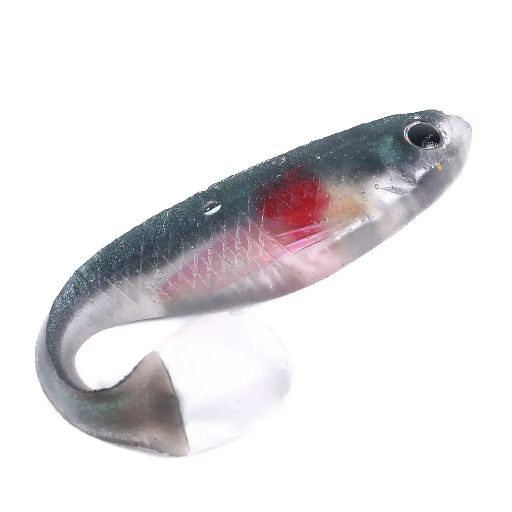 5 шт./лот воблер приманка для рыбной ловли 88 мм искусственная силиконовая Мягкая