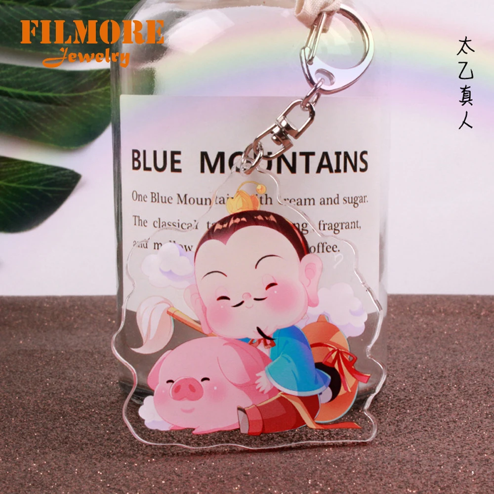 Брелок Ne Zha из китайского аниме новинка оригинальный акриловый персонаж
