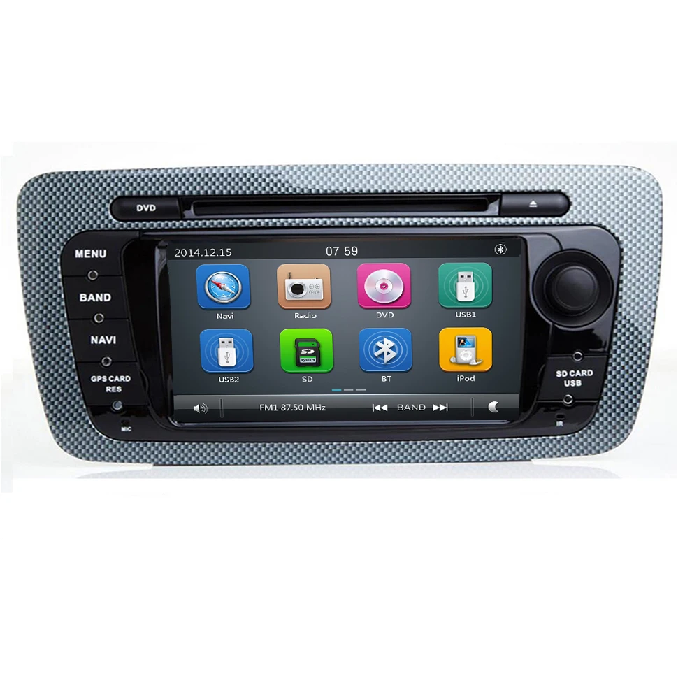 Автомобильный DVD радиоприемник для Seat Ibiza 6j 2009 2010 2012 2013 GPS навигация 2 Din экран Радио
