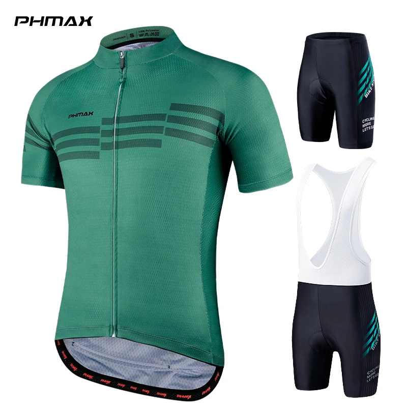 

PHMAX Man Mountain Bike Outfit with Pocket Men MTB Male Cycling Set Cycling Uniform Cycling Clothes Men