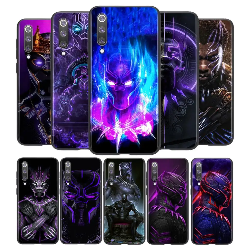 

Marvel Cool Man Panthers For Xiaomi Mi 8 9 10 11 10i 11i 10 10 11Pro A3 9T 10T Lite Pro Se Ultra 5G Black Soft Phone Case
