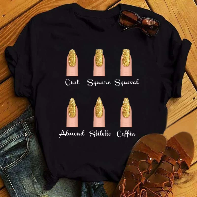 Женская летняя Красная футболка FIXSYS для макияжа 90-х годов женские черные