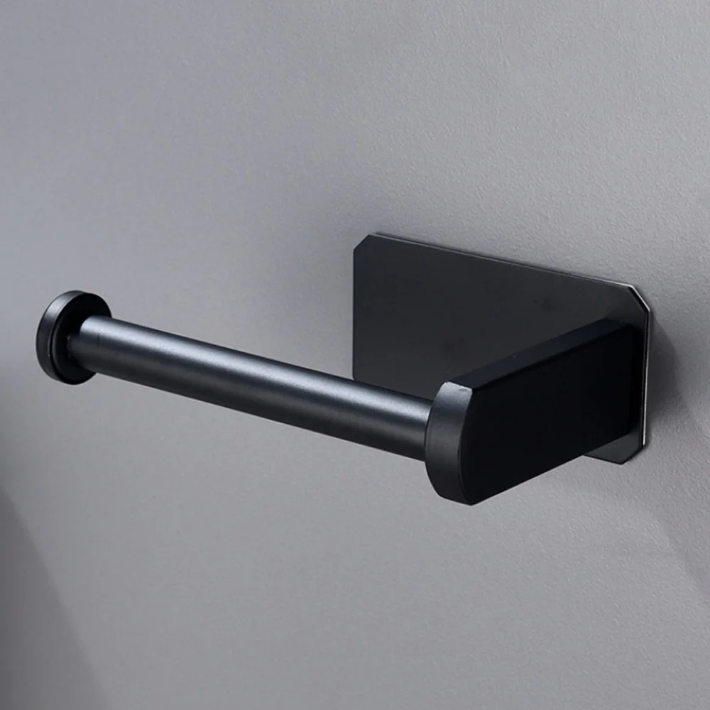 

Roll Paper Organizer Shelf Paper Towel Storage Rack for Home Black