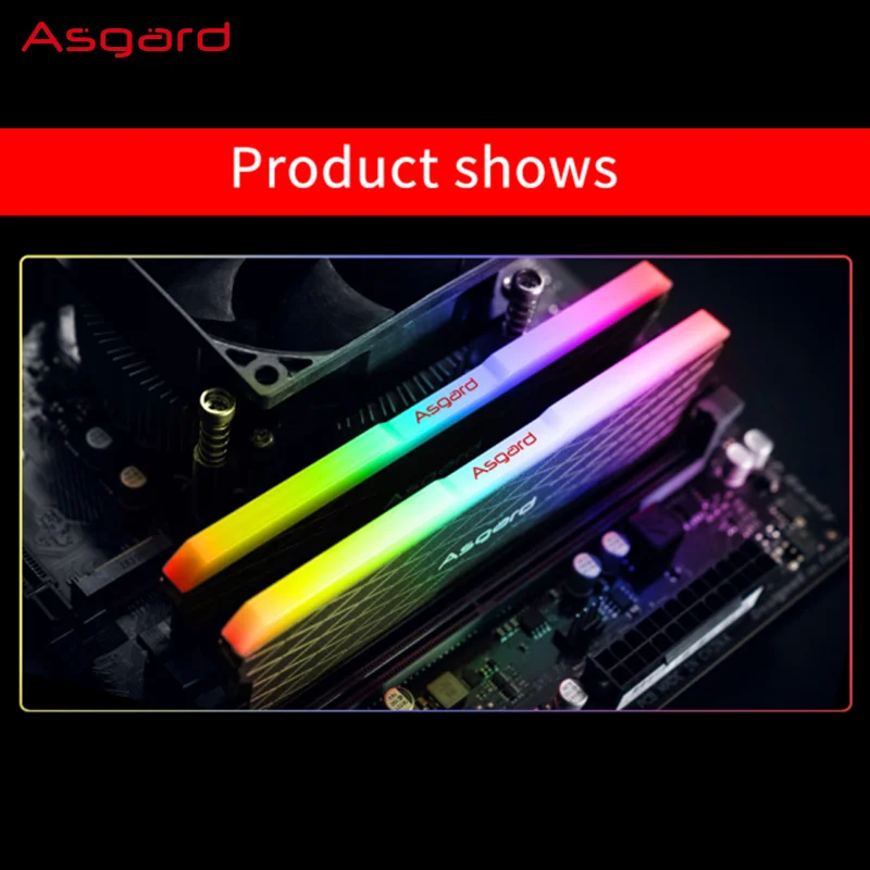 ОЗУ Asgard серии W2 RGB ddr4 8 гбх2 16 3200 МГц PC4-25600 1 35 в двухканальная потрясающая память для