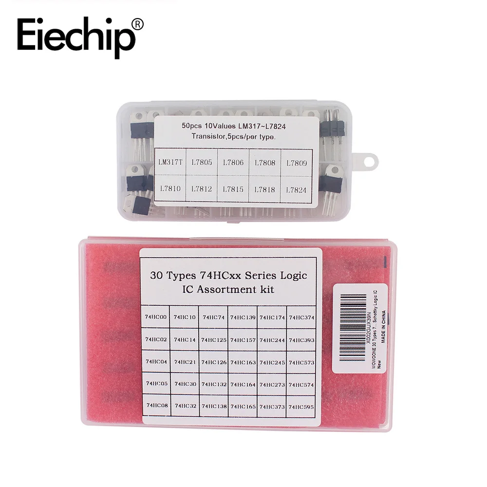 Интегральная схема Logic IC 74HC00 74HC595 чип DIP L7805CV транзистор стабилизатора напряжения