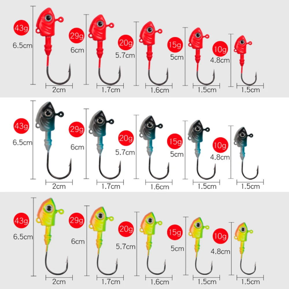 Jig Head Fishing Hook High Carbon Steel Sharpener Fishhook Single Circle Offset Hooks For Sea  Carp Soft Lure Tackle Accessories