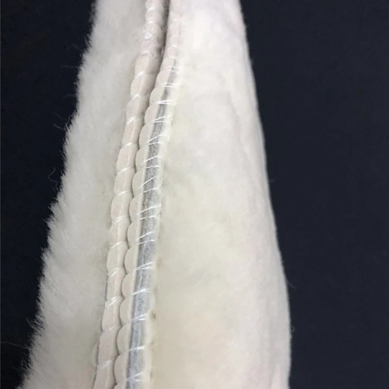 Wool insoles  for shoes Sheepskin Natural Shearling Real Fur Wool Men and women  To keep warm in winter