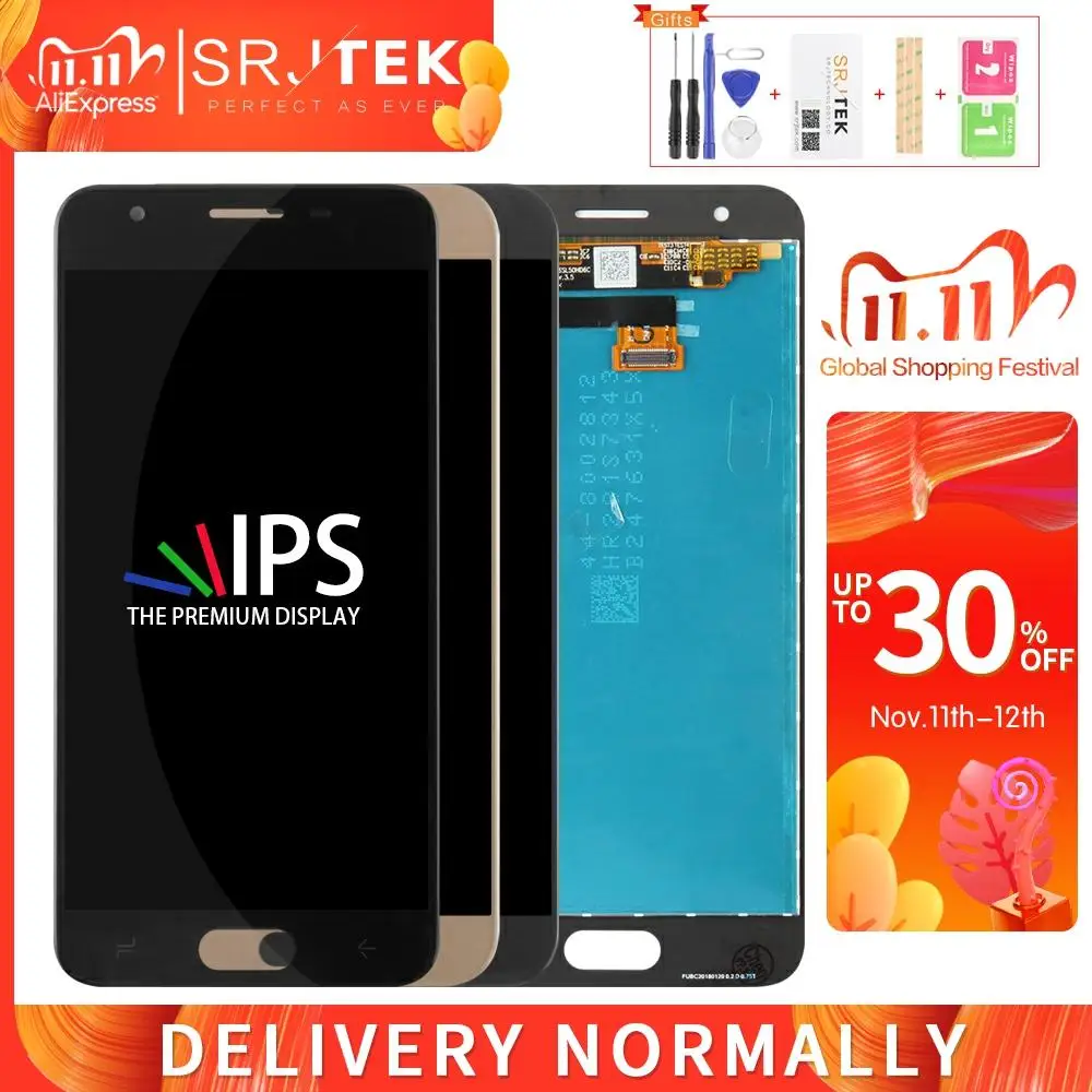 AMOLED/TFT для Samsung GALAXY J3 2018 LCD J337 Дисплей сенсорный дигитайзер Сенсорное стекло