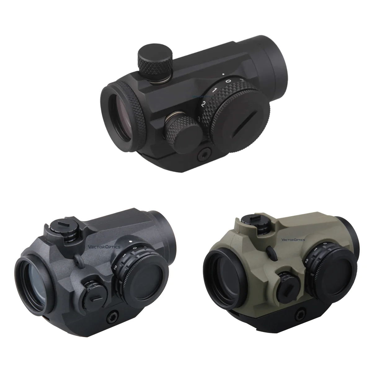 Vector Optics 1x22 Red Dot Sight 3MOA с 11 уровнями яркости Рефлекторный коллиматорный прицел Scope