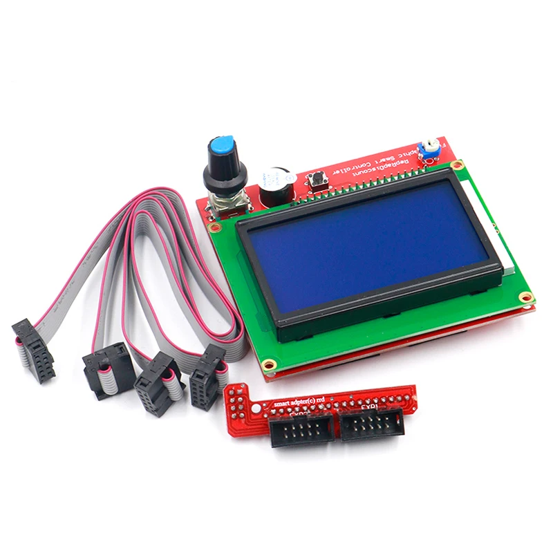 Смарт-контроллер 3D-принтера RAMPS 1.4 LCD 12864 панель управления синий экран |