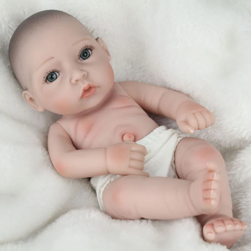 

26CM Baby Silicone Dolls Silicone Reborn Babies Dolls Simulation Baby Soft Doll Toys Reborn Toddlers Toys For Children Gift