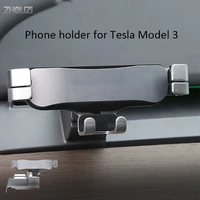 car mobile phone holder cell phone smartphone holder air outlet mount gps stand bracket for tesla model 3 2016 2020 accessories