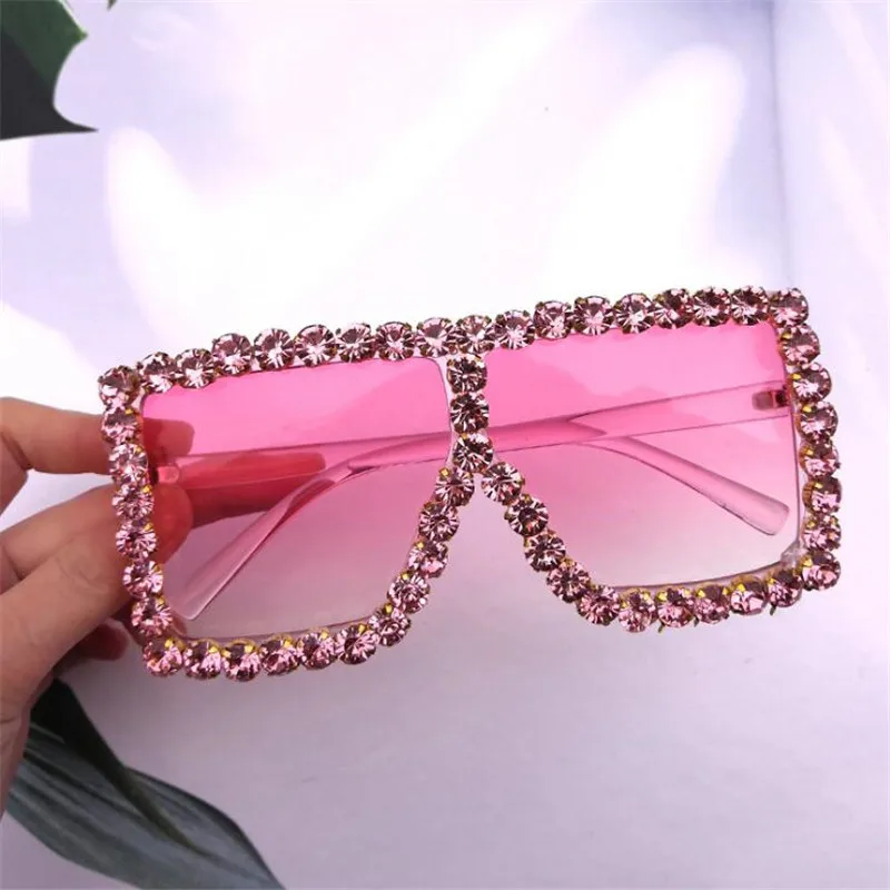 Женские и мужские солнцезащитные очки Lantzena большие квадратные с плоским верхом