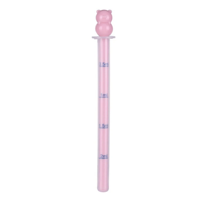 Newborn Baby Feeding Device Cartoon Design Medicine Feeder Medical Tool Silicone Syringes | Мать и ребенок