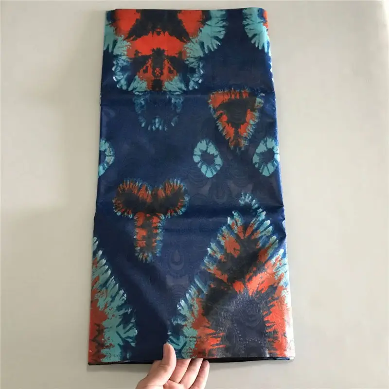 5 ярдов/партия африканская золотая парчовая Дамасская ткань для одежды|Кружево| |