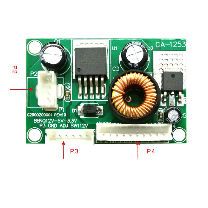 CA-1253 12V to 5V 3 V плата преобразования напряжения BENQ питания BenQ | Компьютеры и офис