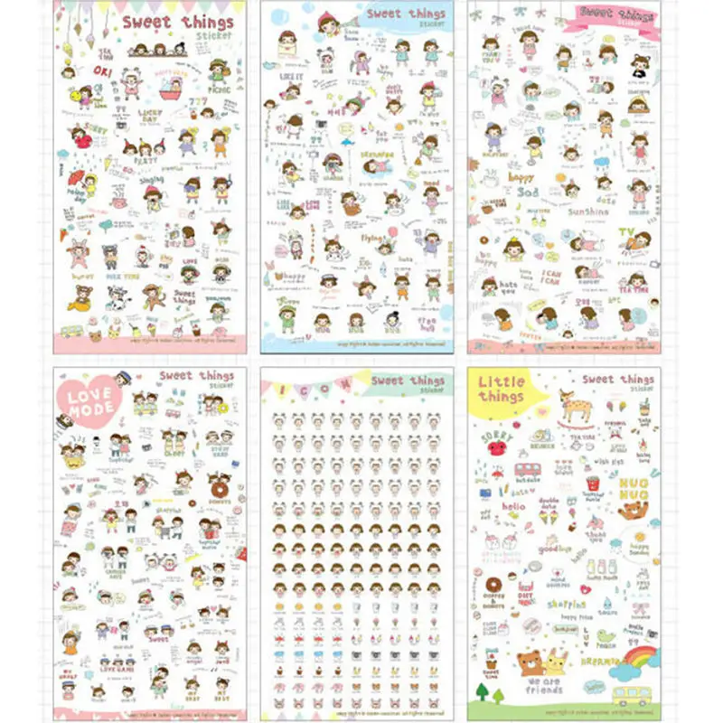 6 листов/лот для художественного оформления ногтей ручная работа липкий альбом