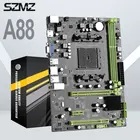 Настольная розетка SZMZ A88, модель FM2FM2 +, поддержка A10 A8 A6 A4 Athlon2 x4, встроенная деталь DDR3 ОЗУ A88X, пластина для ПК