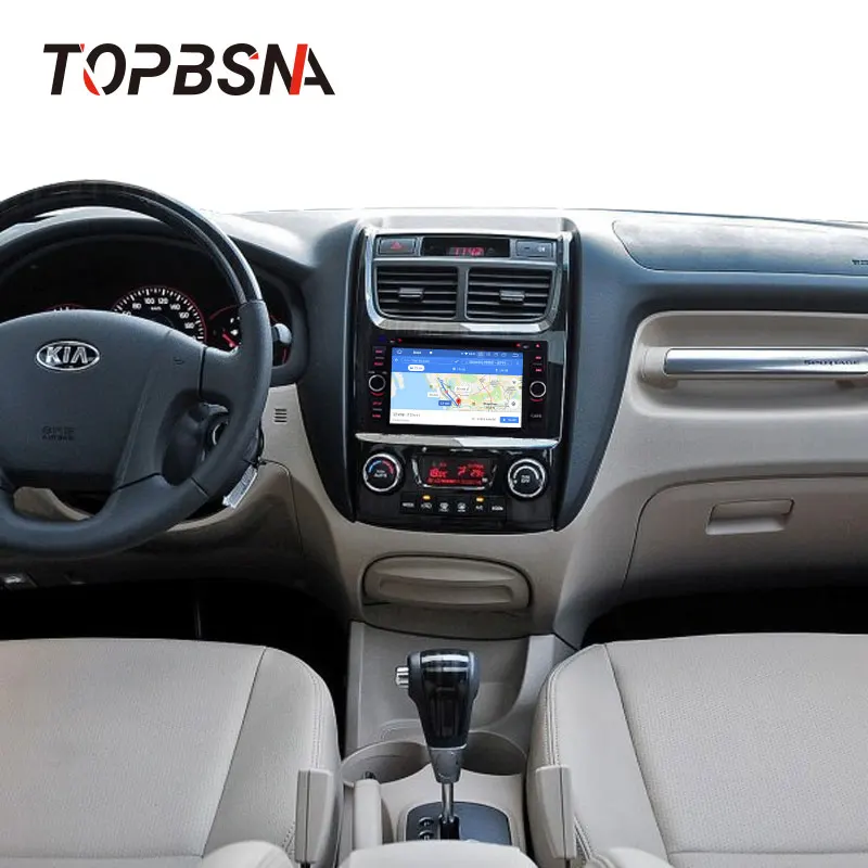 Автомобильный DVD-плеер TOPBSNA мультимедийный плеер на платформе Android 10 для KIA SPORTAGE 2010