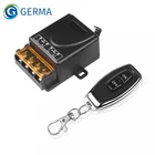 GERMA 433 МГц беспроводной пульт дистанционного управления AC 110 В 220 В 30A реле 1CH приемник управления ler и 2 боты RF 433 МГц передатчик
