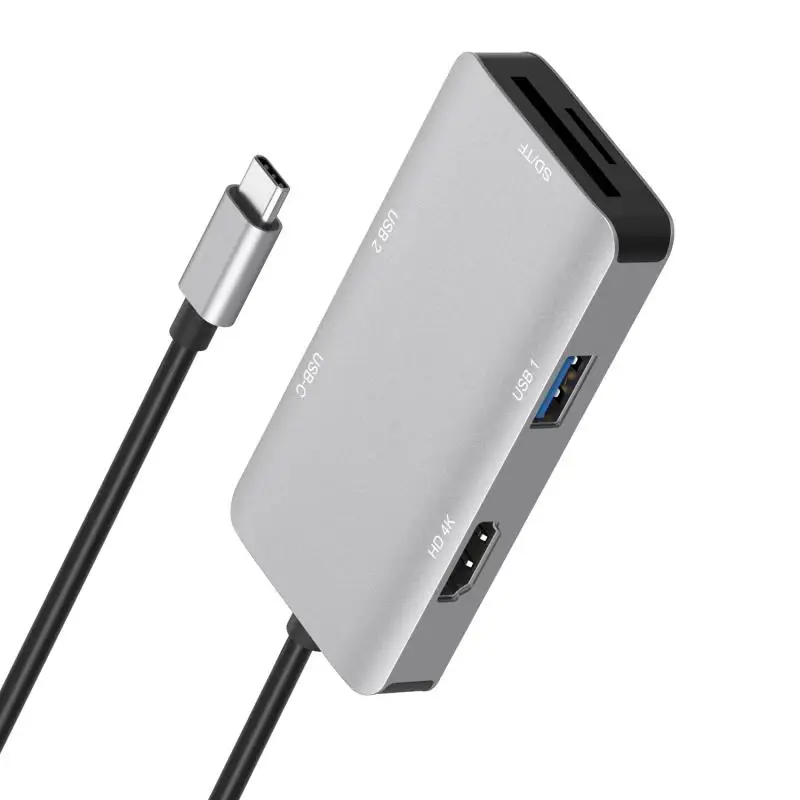 Многофункциональный концентратор для ПК планшета типа C к HDM/2 порта USB3.0/PD/SD/TF