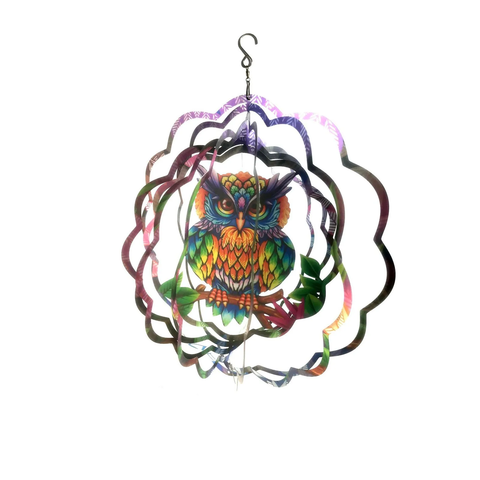 

New Stainless Steel Wind Spinner- 3D Indoor Outdoor Garden Decoration Craft Practical design Home accessories Utility products