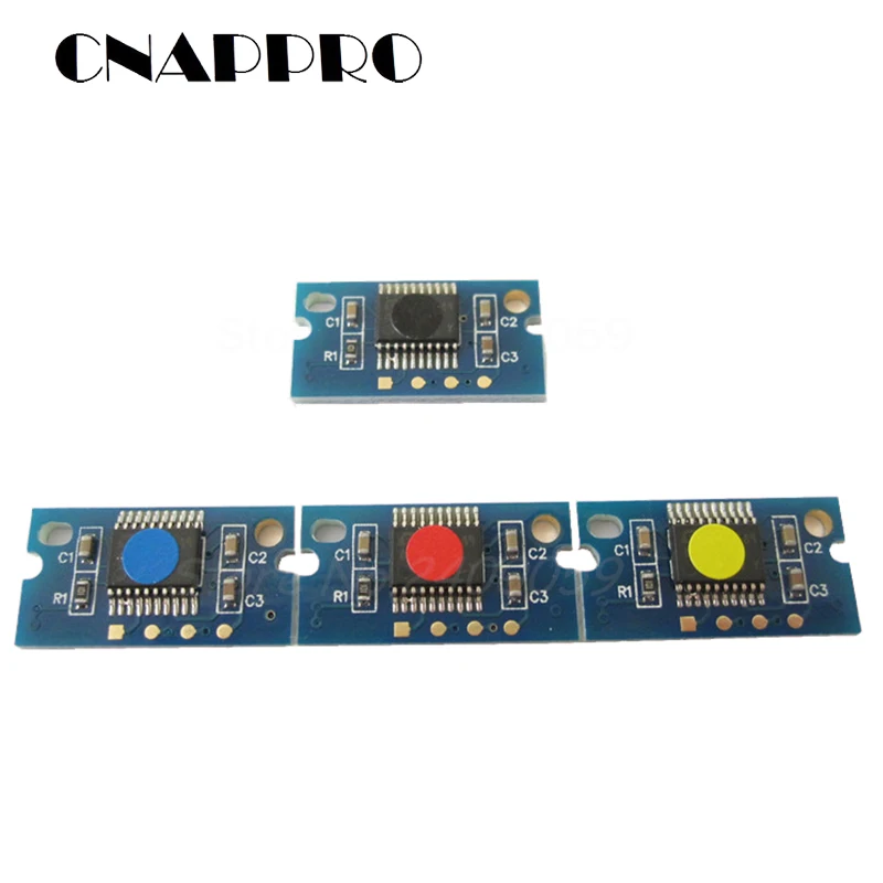 8PCS IU211 IU212 IU313 Imaging Unit Chip For Konica Minolta Bizhub C200 C203 C253 C353 WW Drum Cartridge Reset
