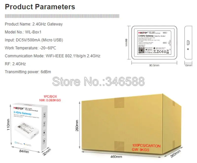 Milight DC12V 24V 10A RGBW Светодиодные ленты Управление; 4-Зона 2,4G Беспроводной для различных световых эффектов с Смартфон APP Wi-Fi/Alexa Google Voice Управление