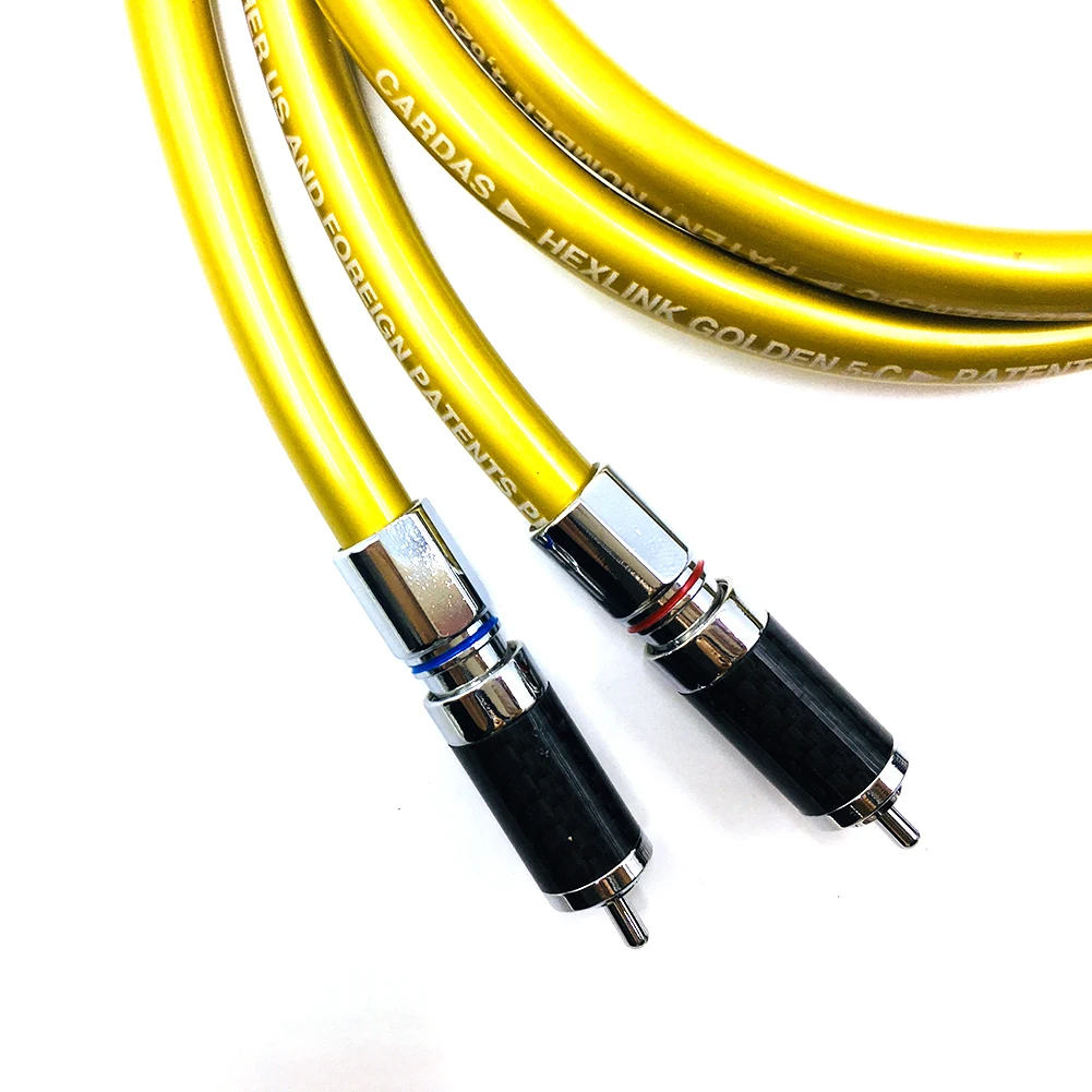 Кабель типа папа Hi-Fi 2RCA Стандартный с родиевым покрытием | Электроника