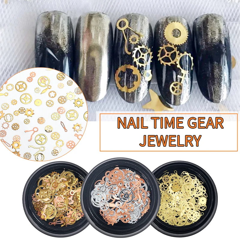 1 коробка подвески с логотипом украшение для ногтей мини-гибридное снаряжение в