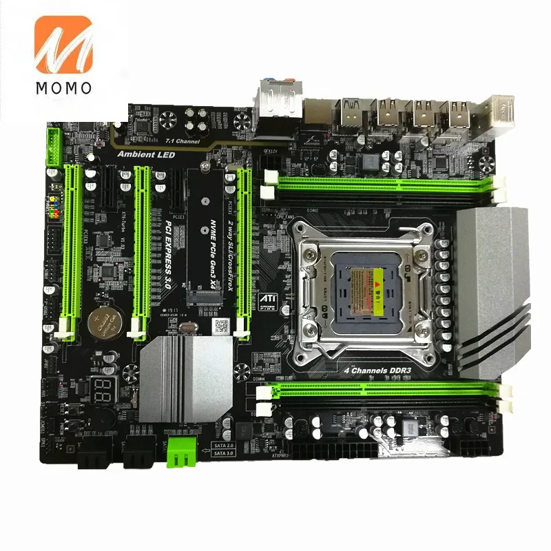 

X79 motherboard E5 set 2011 pin six core CPU eight core studio game multi open brick moving desktop computer