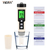 new yy 400 hydrogen ion concentration water quality test pen phorph2 and tem 4 in 1 digital drinking water meter