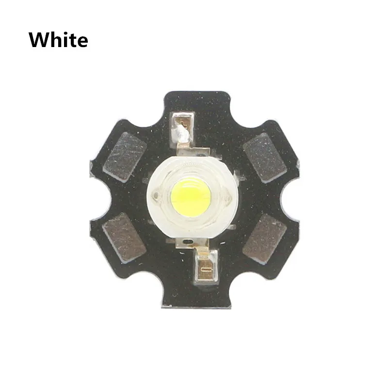 1 Вт 3 светодиодный чип высокой мощности натуральный холодный теплый белый