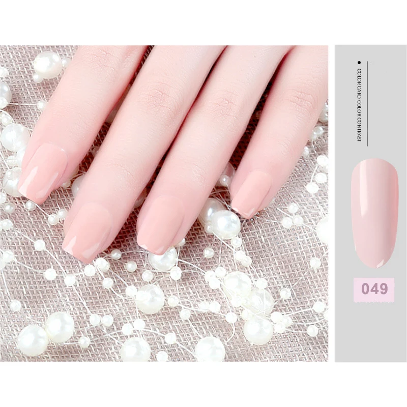 10 мл Профессиональный Гель лак для ногтей телесный розовый цвет серии