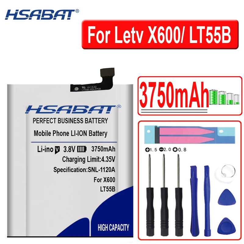 HSABAT 3750 мАч LT55B батарея для LeTV ONE X660 X600 Le 1 литий-ионная батарея с номером отслеживания