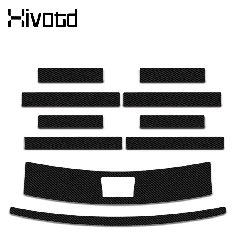 

Hivotd из искусственной кожи, накладка на порог, задний бампер, наклейка, защита от ударов педали, автомобильные аксессуары для Changan Uni-k Unik 2024