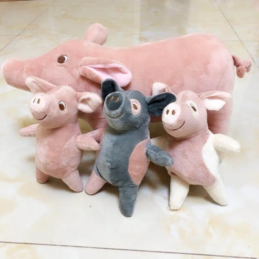 Плюшевая игрушка мягкая кукла мультяшное животное три маленьких поросенка брат