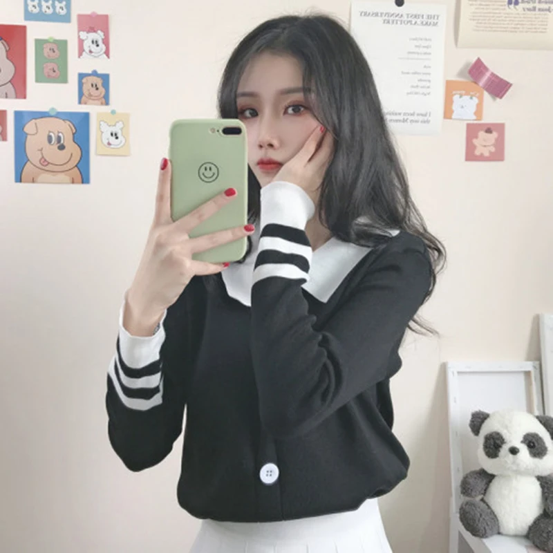 

Women's Sweater Coat Autumn Winter Knitted Bottons Lady Pullover Girls Soft Casual Jumper Female Fashion Sweater Coat Bottoms