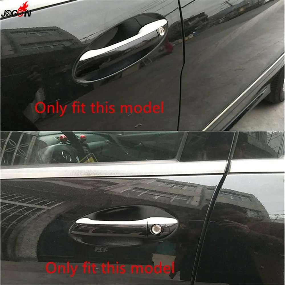 Серебристая крышка ручки двери из АБС пластика для Mercedes Benz E Class W211 E280 E300 E350 E500 E550 E63