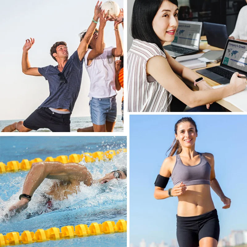 Silicone Bracelet For Xiaomi Mi Band 4 5 6 3 Soft Sports Wristbands Mi Band 6 Bracelet replacement strap mi band 3 4 watch band