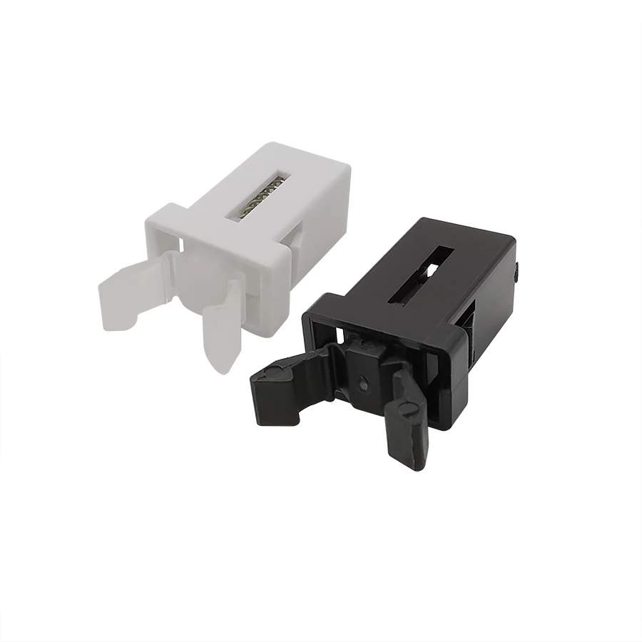 10Pcs Plastic PR-001 Small Door Lock Switch for Trash Can MS Air Conditioner Set Top Box TV EVD DVD Cover Black White - купить по